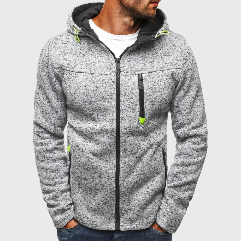 Men’s Jacquard Fleece Hoodie