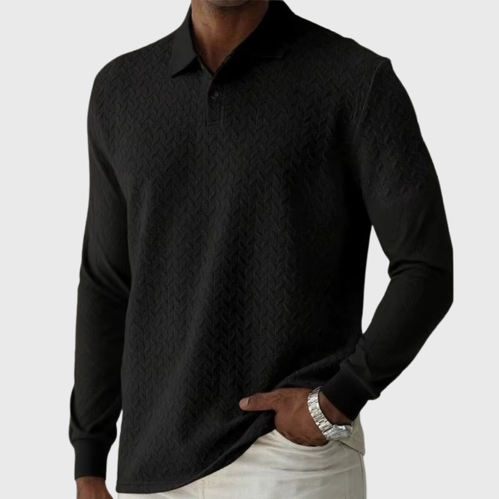 Men’s Long Sleeve Polo Shirt