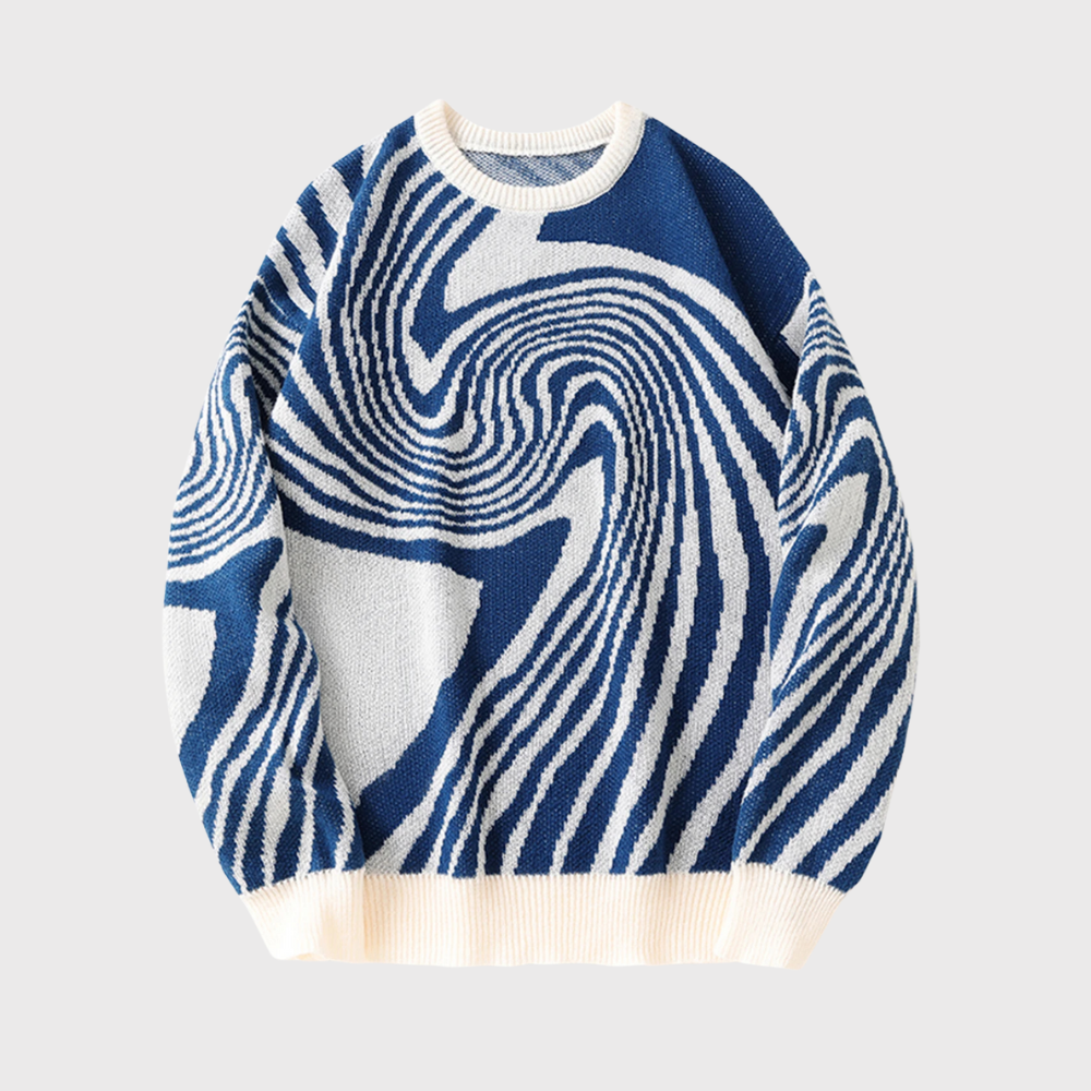 Men’s Maze Jacquard Pullover Sweater