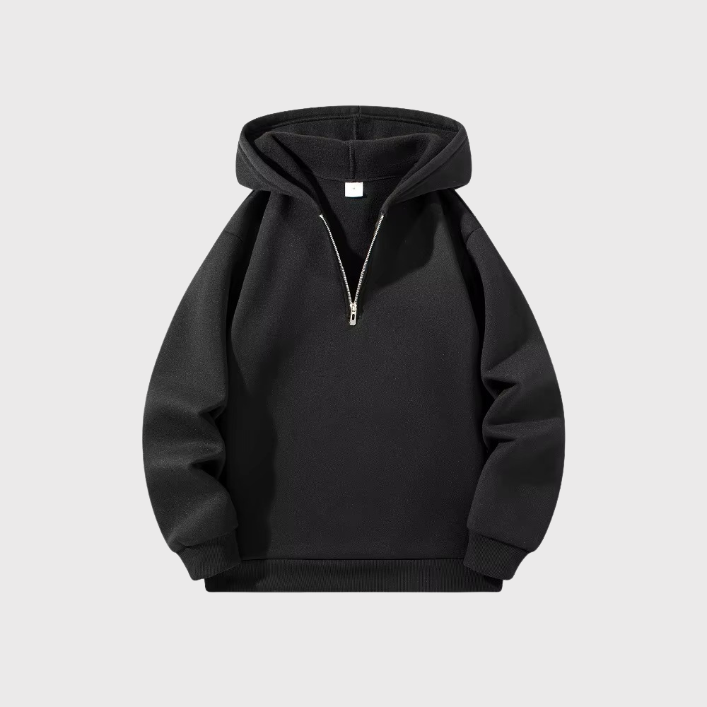Men’s Half-Zip Hooded Sweatshirt