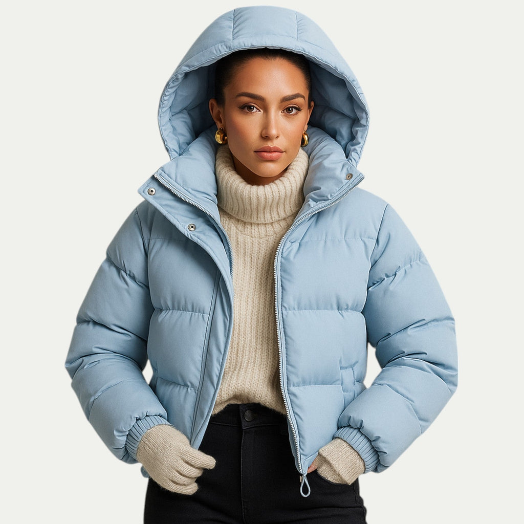 Unisex Waterproof Down Hooded Puffer Winter Fit Parka Jacket