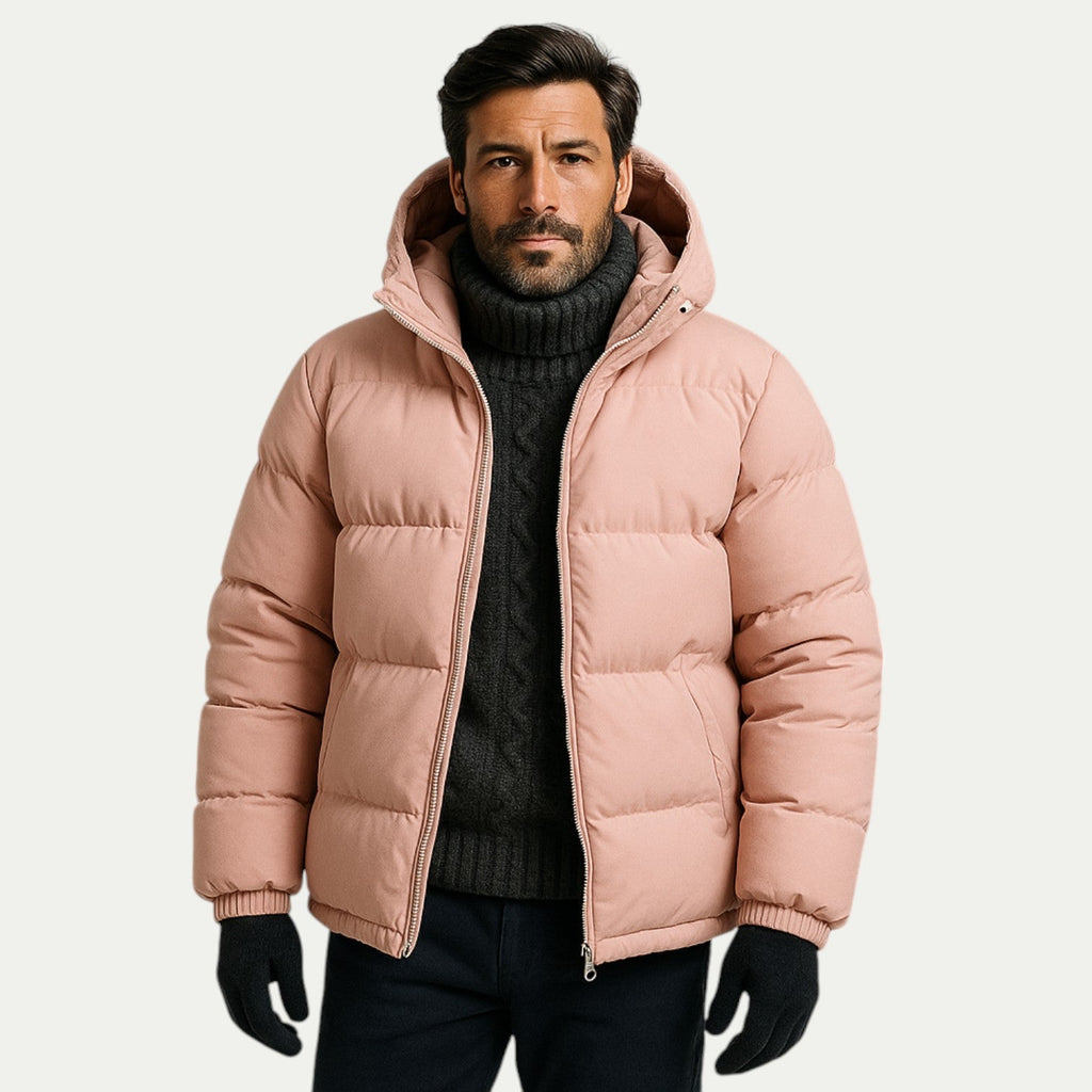 Unisex Waterproof Down Hooded Puffer Winter Fit Parka Jacket