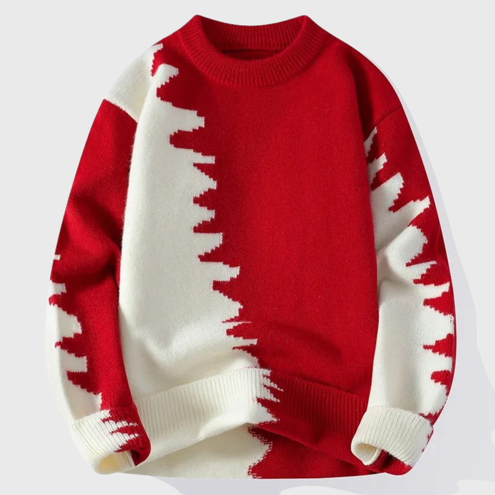 Men’s Dragon Graffiti Knitted Sweater