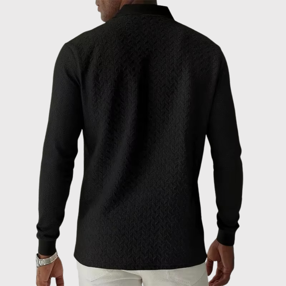 Men’s Long Sleeve Polo Shirt