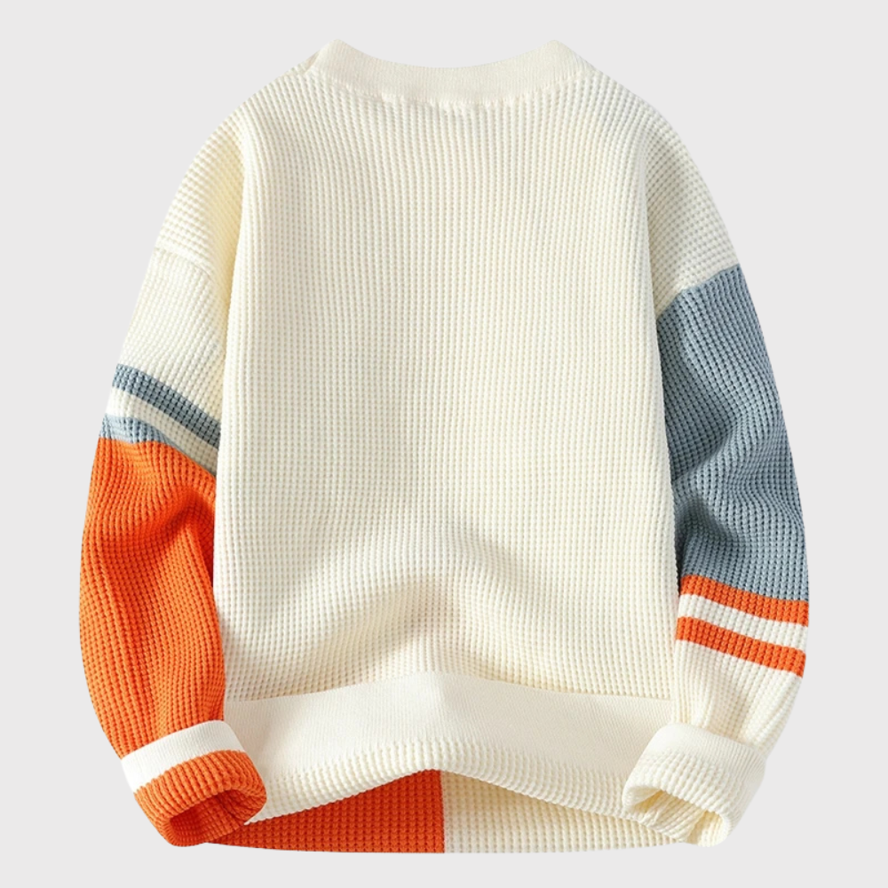 Men’s Color Block Knitted Sweater