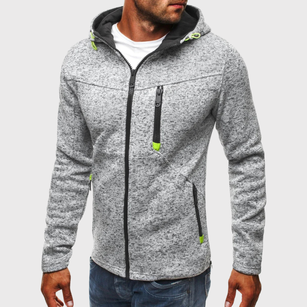 Men’s Jacquard Fleece Hoodie