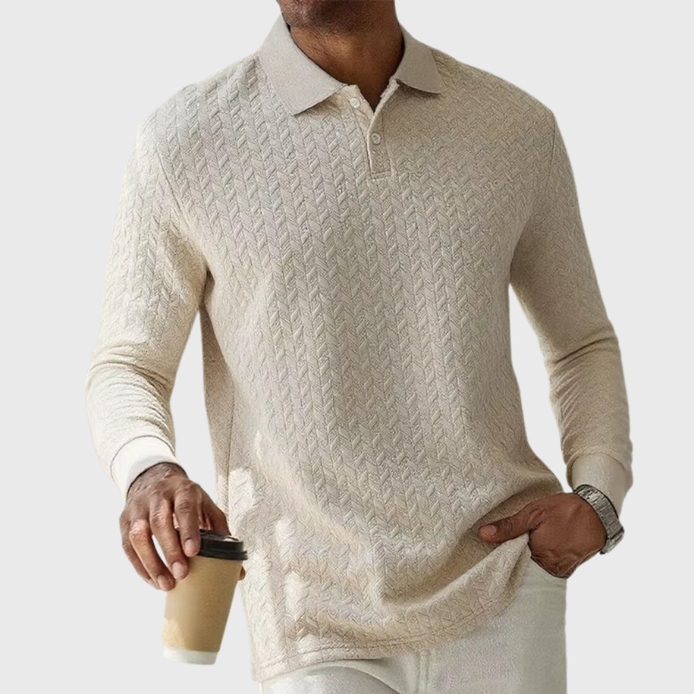 Men’s Long Sleeve Polo Shirt