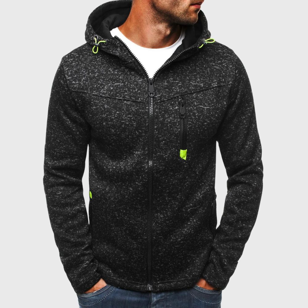 Men’s Jacquard Fleece Hoodie