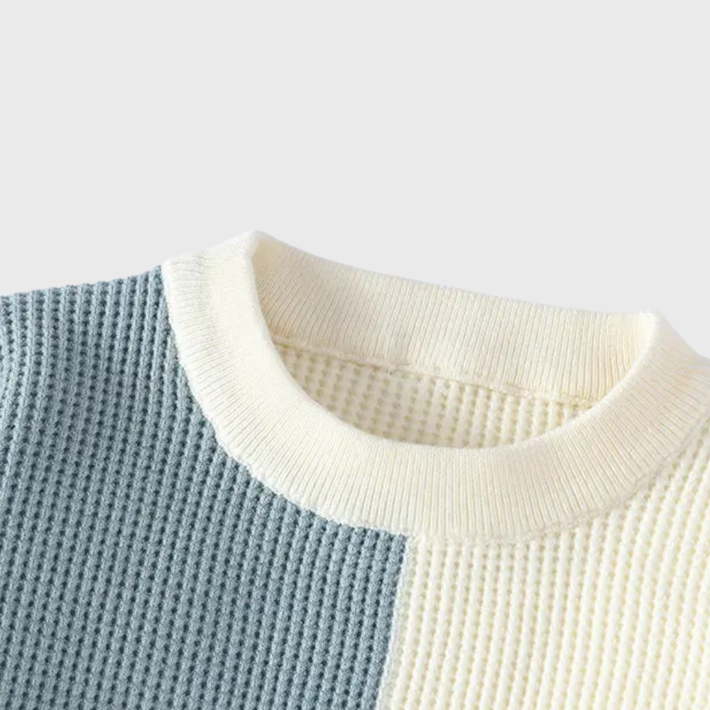 Men’s Color Block Knitted Sweater