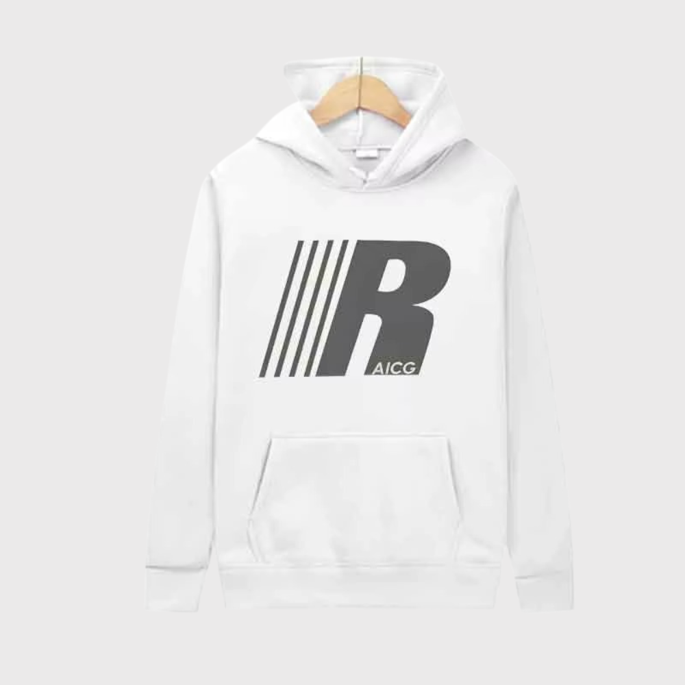 Men's Letter Print Hoodie