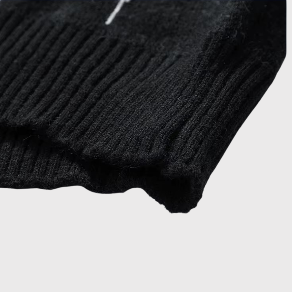 Men’s Cat Pattern Knit Sweater