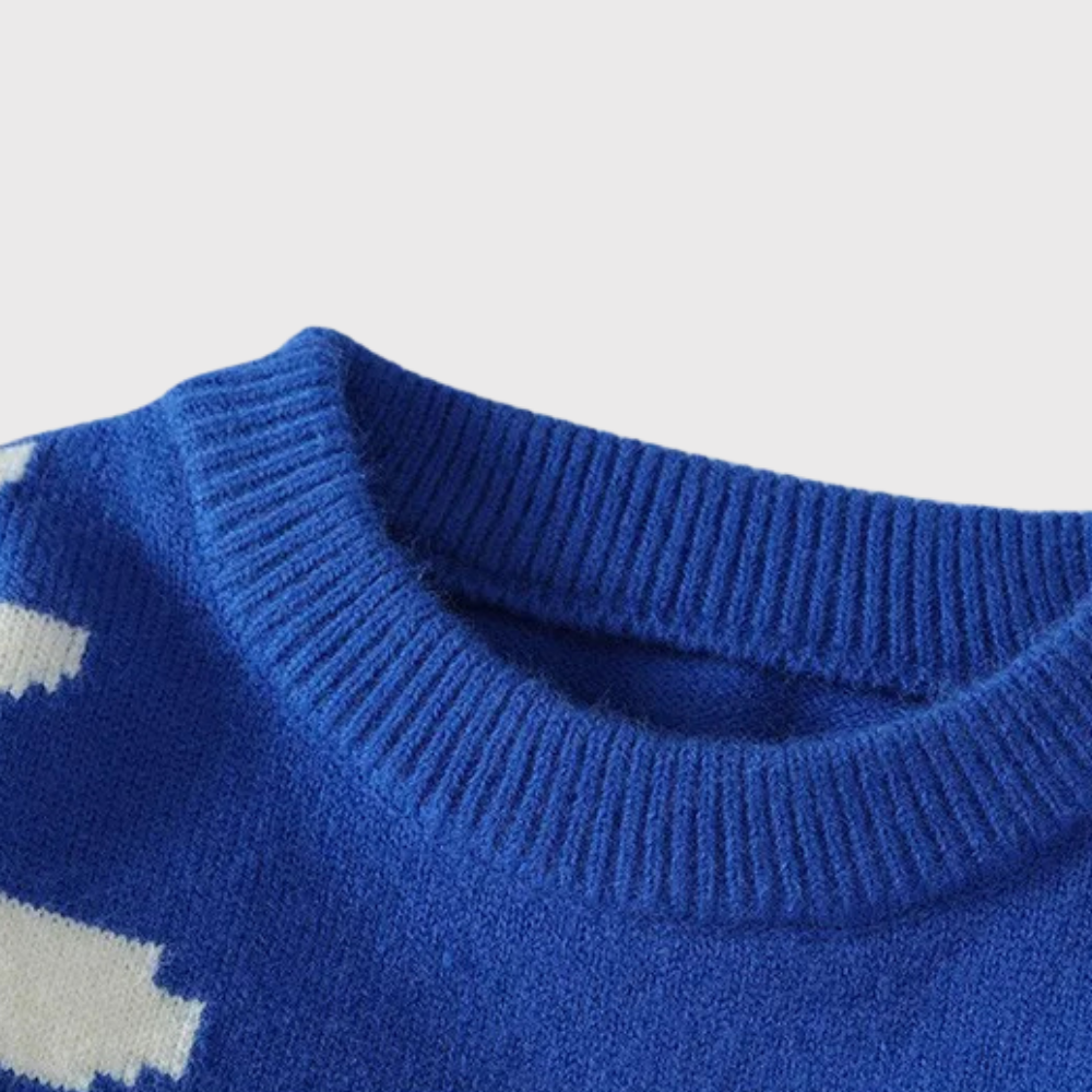 Men’s Dragon Graffiti Knitted Sweater