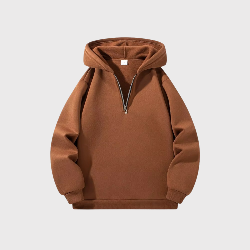 Men’s Half-Zip Hooded Sweatshirt
