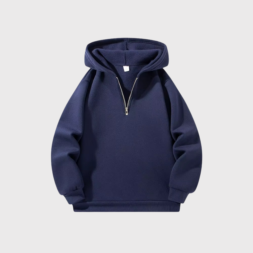 Men’s Half-Zip Hooded Sweatshirt
