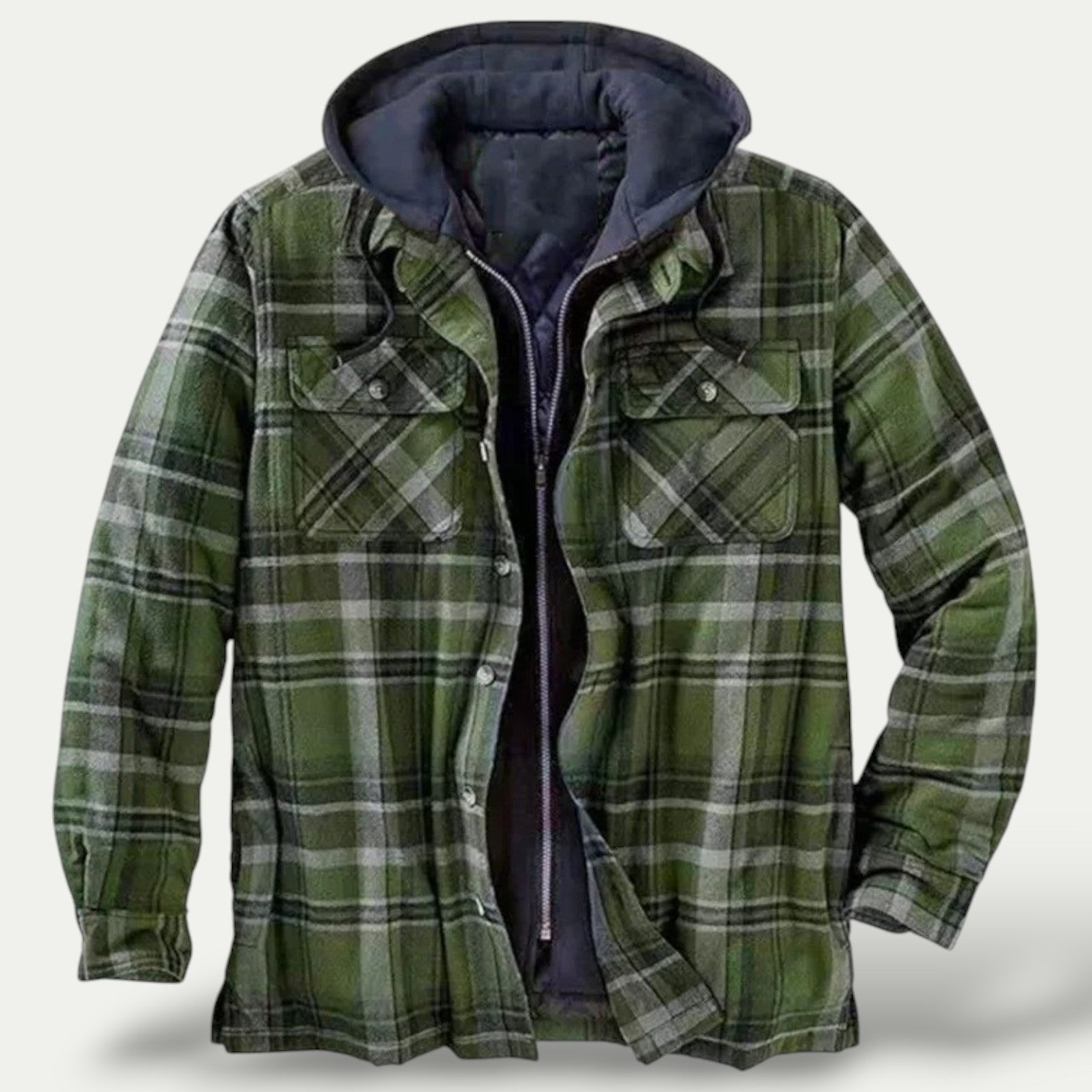 Men's Warm Lumberjack Fleece Jacket Cozy & Durable