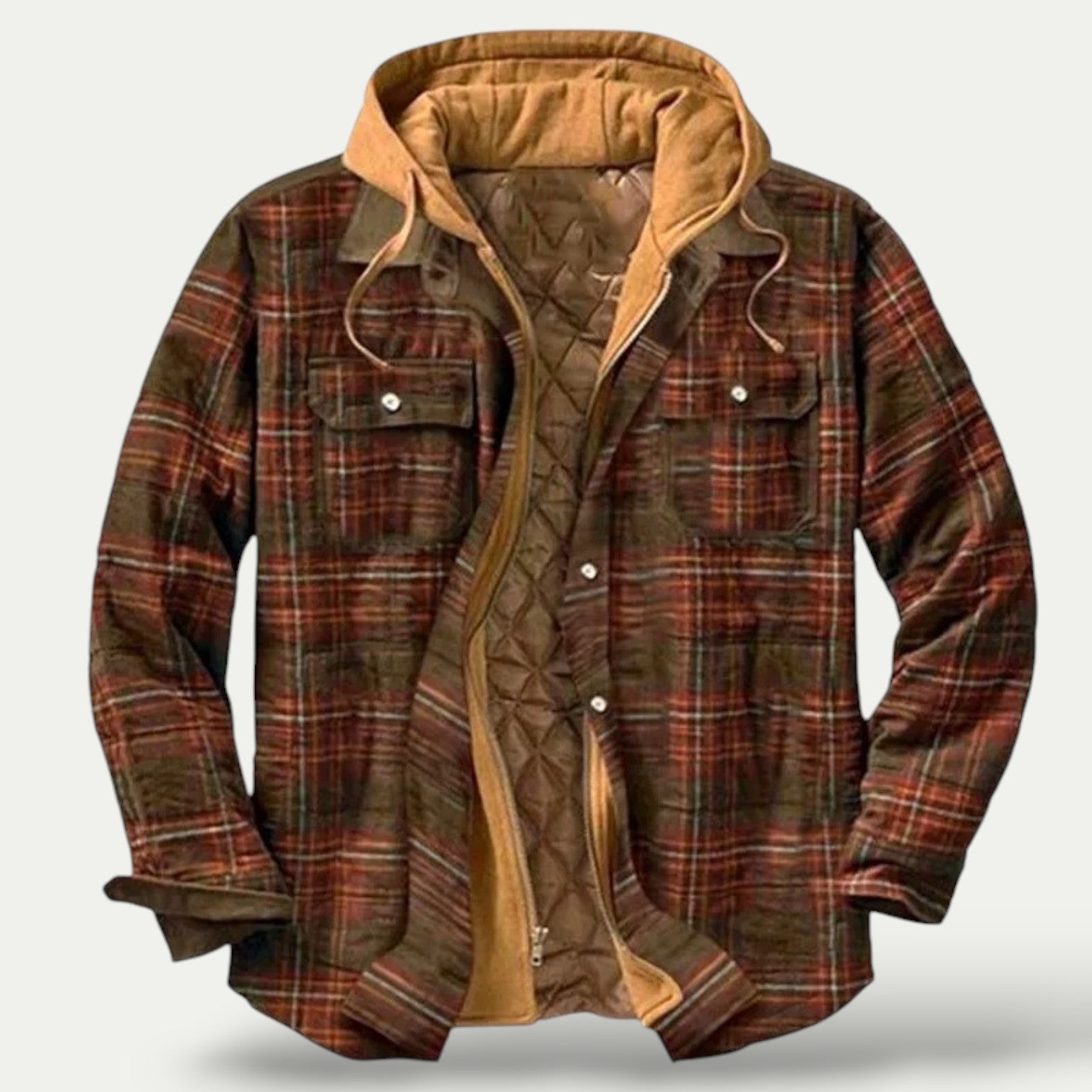 Men's Warm Lumberjack Fleece Jacket Cozy & Durable