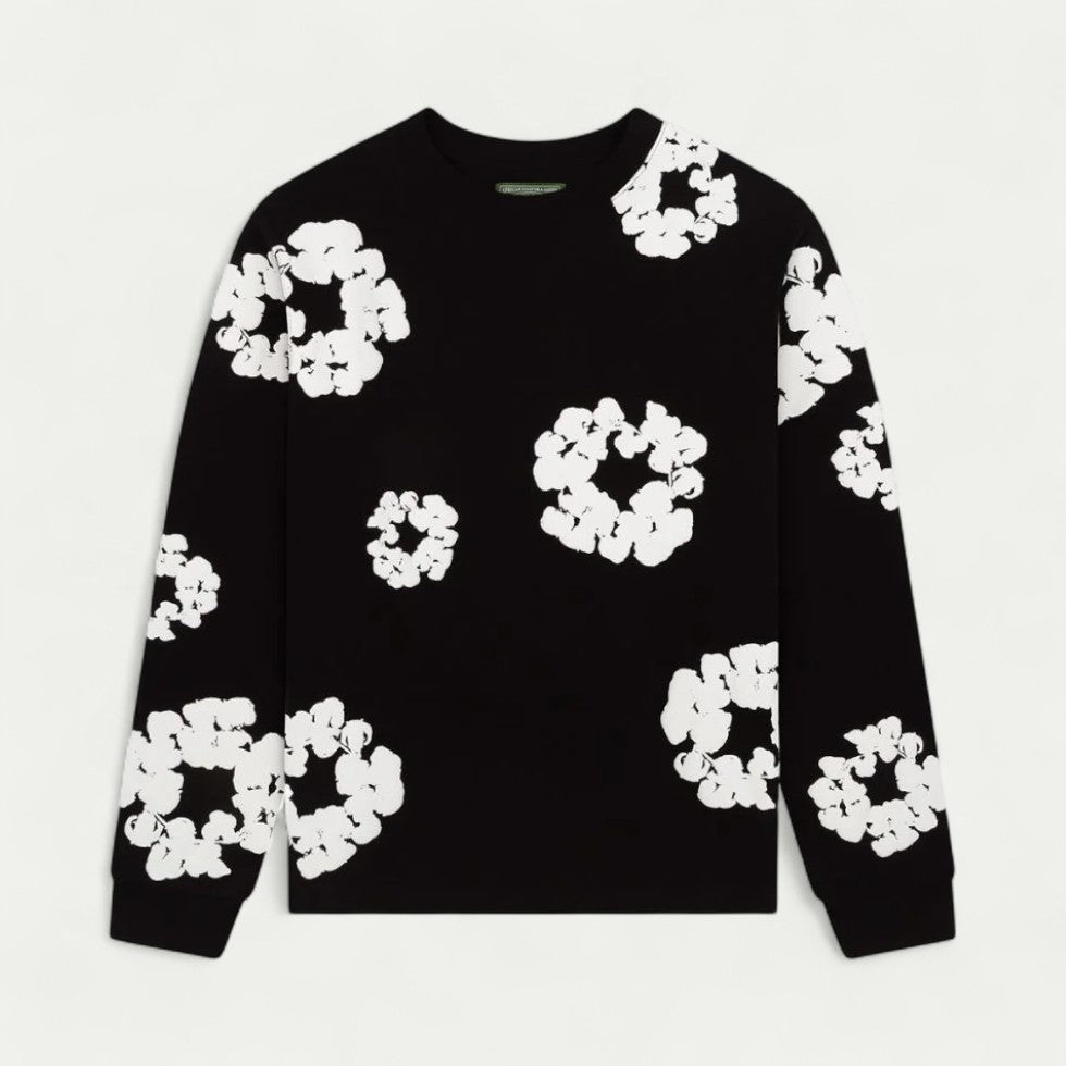 Unisex Cotton Graphic Print Sweatshirt
